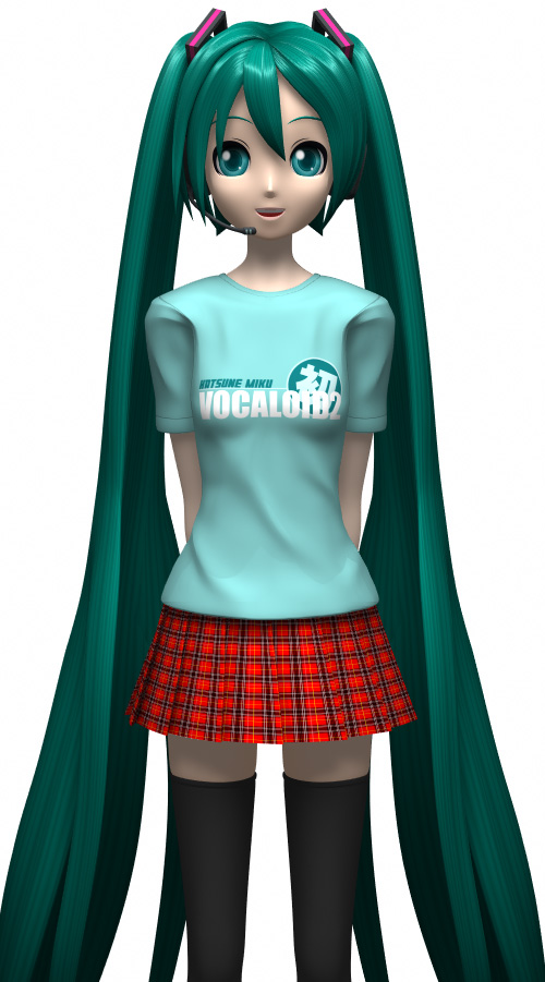 ミクTシャツB