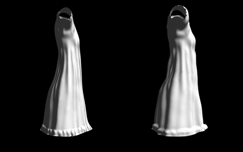 ZBrushで服のしわ10