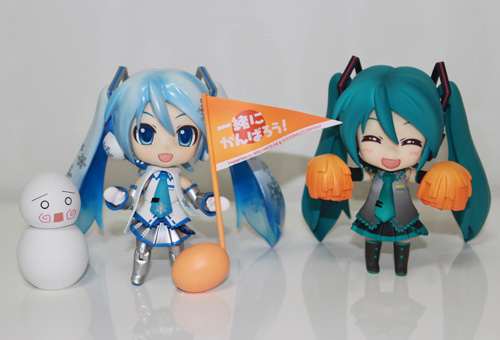 応援ミク&雪ミク