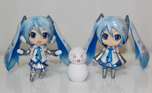 応援ミク&雪ミク